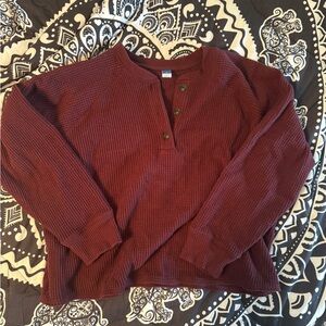 Old Navy Women’s Plum/Wine Henley